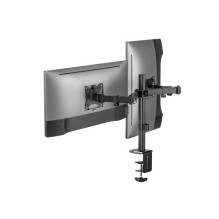 Equip Tischhalterung 17"-32" / 2TFT 360° H. verst. 9Kg Black Lite Mažmeninė prekyba Equip Tischhalterung 17"-32" / 2TFT 360° H. verst. 9Kg Black Lite Mažmeninė prekyba