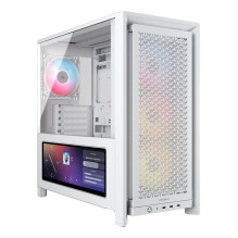 Corsair FRAME 4000D LCD RS PC-Gehäuse, Midi-Tower, ATX, ARGB, Tempered Glass - weiß Corsair FRAME 4000D LCD RS PC-Gehäuse, Midi-Tower, ATX, ARGB, Tempered Glass - weiß
