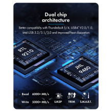 IcyBox NVMe M.2 SSD su Thunderbolt 5 technologija IcyBox NVMe M.2 SSD su Thunderbolt 5 technologija