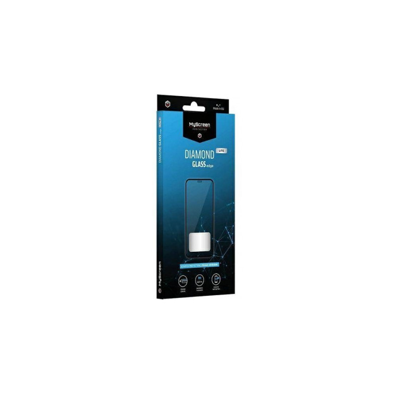 Apsauginis stikliukas „Diamond Glass Edge Lite FG Galaxy A71 4G / M51“, juodas