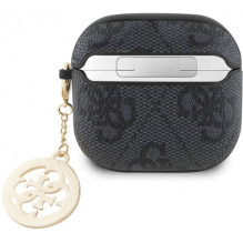 „Guess GUA4P4E4CDK 4G Strass Charm Apple AirPods 4“ ausinės, juodos