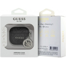 „Guess GUA4P4E4CDK 4G Strass Charm Apple AirPods 4“ ausinės, juodos
