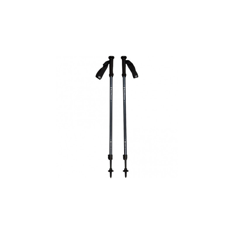 Black Diamond Black Diamond Trekking Poles Explorer 2, Fitness Equipment (Black, 1 P