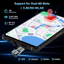 Oukitel RT3 Plus 8" 4GB 128GB 4G Juoda Oukitel RT3 Plus 8" 4GB 128GB 4G Juoda