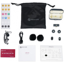 HOLLYLAND Lark M2 USB-C - Wireless Lavalier Microphone with USB-CPlug Duo