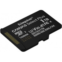 „Kingston Canvas Select Plus“ 1 TB microSDXC 10 klasės UHS-I atmintis, SDCS3 / 1 TB