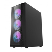 „DarkFlash DK352 Plus“ juodas + 4 ventiliatoriai