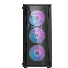 „DarkFlash DK352 Plus“ juodas + 4 ventiliatoriai