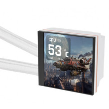 „Thermaltake MAGFloe 360“ 120 mm vandens aušinimas, baltas CL-W433-PL12SW-A