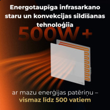 AENO AGH0011S Premium Eco Smart Quadro sieninis šildytuvas, baltas AENO AGH0011S Premium Eco Smart Quadro sieninis šildytuvas, baltas