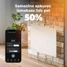 AENO AGH0011S Premium Eco Smart Quadro sieninis šildytuvas, baltas AENO AGH0011S Premium Eco Smart Quadro sieninis šildytuvas, baltas
