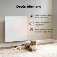 AENO AGH0011S Premium Eco Smart Quadro Wall Heater White AENO AGH0011S Premium Eco Smart Quadro Wall Heater White