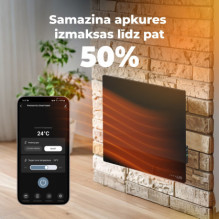 AENO AGH0012S Premium Eco Smart Quadro Wall Heater Black AENO AGH0012S Premium Eco Smart Quadro Wall Heater Black