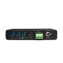 USB šakotuvas - Lindy 43431 4x2 USB 3.2 Gen 2 šakotuvas juodas