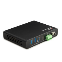 USB hub - Lindy 43431 4x2 USB 3.2 Gen 2 hub black