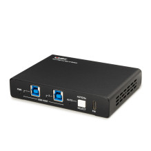 USB šakotuvas - Lindy 43431 4x2 USB 3.2 Gen 2 šakotuvas juodas