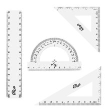 SET OF RULERS 4PCS