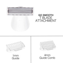 Rio SHTR-EU / 1.3 Go Smooth 4 viename moteriškas skustuvas ir bikinio zonos kirptuvas, baltas