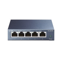 Jungiklis - TP-LINK 5 prievadų gigabitinis Ethernet jungiklis juodas Jungiklis - TP-LINK 5 prievadų gigabitinis Ethernet jungiklis juodas