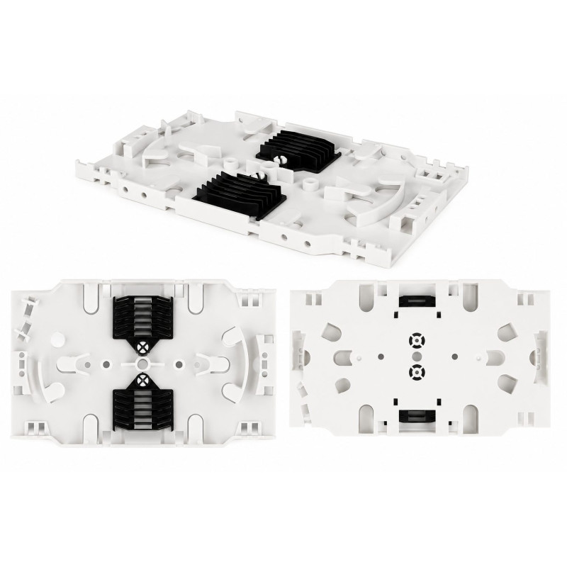 Optiskā kasete 12 šķiedrām bez vāciņa, aizsargčaulu garums 45 mm, paneļiem FO-PP-xxFX w / o ST