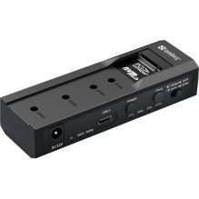Sandberg 136-49 USB 3.2 Cloner Dock for M2 + NVMe + SATA Sandberg 136-49 USB 3.2 Cloner Dock for M2 + NVMe + SATA