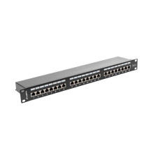 Lanberg PPS6-1024-B pataisų skydelis 1U Lanberg PPS6-1024-B pataisų skydelis 1U