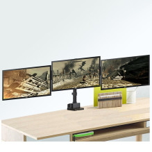 „Maclean MC-811“ monitoriaus laikiklis, skirtas 3 LCD LED monitoriams, USB, 17–27 colių, 3 x 7 kg, VESA „Maclean MC-811“ monitoriaus laikiklis, skirtas 3 LCD LED monitoriams, USB, 17–27 colių, 3 x 7 kg, VESA