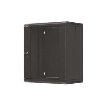 Lanberg WF03-5312-10B stelažinė spintelė 12U Prie sienos tvirtinama lentyna, juoda Lanberg WF03-5312-10B stelažinė spintelė 12U Prie sienos tvirtinama lentyna, juoda