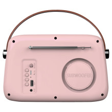 SAVIO RS-03 Portable radio, pink SAVIO RS-03 Portable radio, pink