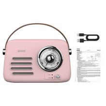 SAVIO RS-03 Portable radio, pink SAVIO RS-03 Portable radio, pink