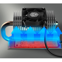 Icy Box Swiveling cooler for M.2 SSD Radiator 60878 Icy Box Swiveling cooler for M.2 SSD Radiator 60878