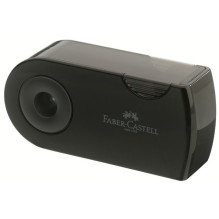 FABER-CASTELL Dosenspitzer doppelt schwarz FABER-CASTELL Dosenspitzer doppelt schwarz