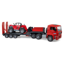 BRUDER MAN TGA Tieflader mit Manitou Teleskoplader MLT 633 BRUDER MAN TGA Tieflader mit Manitou Teleskoplader MLT 633