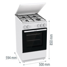 COOKER GAS - GAS GG5A14WJ GRJ COOKER GAS - GAS GG5A14WJ GRJ