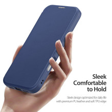 DUX DUCIS case SKIN X PRO compatible with MagSafe for iPhone 18 Pro / 17 Pro (Open Ring Version) blue
