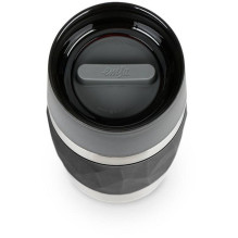 Emsa TRAVEL MUG Compact Thermobecher (schwarz / edelstahl, 0,3 Liter, Drehverschluss) Emsa TRAVEL MUG Compact Thermobecher (schwarz / edelstahl, 0,3 Liter, Drehverschluss)