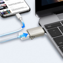 Joyroom Adapter S-H151 USB-C USB-A Grey Joyroom Adapter S-H151 USB-C USB-A Grey