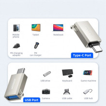 Joyroom Adapter S-H151 USB-C USB-A Grey Joyroom Adapter S-H151 USB-C USB-A Grey
