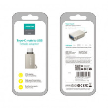 Joyroom Adapter S-H151 USB-C USB-A Grey Joyroom Adapter S-H151 USB-C USB-A Grey
