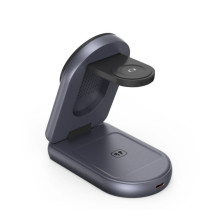 Tech-Protect Tech-Protect A53 3in1 MagSafe 25W QI2.2 Wireless Charger - Dark Gray Tech-Protect Tech-Protect A53 3in1 MagSafe 25W QI2.2 Wireless Charger - Dark Gray