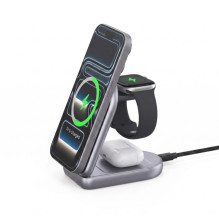 Tech-Protect Tech-Protect A53 3in1 MagSafe 25W QI2.2 Wireless Charger - Dark Gray Tech-Protect Tech-Protect A53 3in1 MagSafe 25W QI2.2 Wireless Charger - Dark Gray