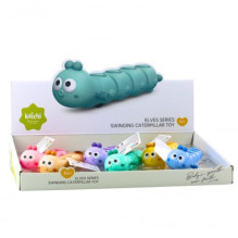 LEAN Toys Riding Caterpillar Earthworm Wind-Up Toy Colors LEAN Toys Riding Caterpillar Earthworm Wind-Up Toy Colors