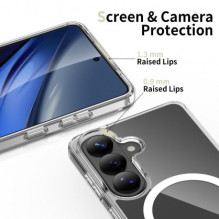 „Tech-Protect FlexAir Hybrid MagSafe“ dėklas „Galaxy A36 / A56 / A37 5G“ – skaidrus „Tech-Protect FlexAir Hybrid MagSafe“ dėklas „Galaxy A36 / A56 / A37 5G“ – skaidrus