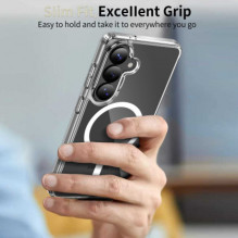 „Tech-Protect FlexAir Hybrid MagSafe“ dėklas „Galaxy A36 / A56 / A37 5G“ – skaidrus „Tech-Protect FlexAir Hybrid MagSafe“ dėklas „Galaxy A36 / A56 / A37 5G“ – skaidrus