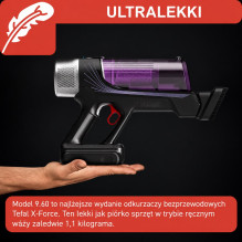 Dulkių siurblys - Tefal X-Force Flex 9.60, 100 AW, violetinis Dulkių siurblys - Tefal X-Force Flex 9.60, 100 AW, violetinis