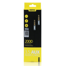 Remax L200 Universal 3.5mm Aux Jack Cable 3.5mm male to 3.5mm male Anti-Tangle 2m Cable Red Remax L200 Universal 3.5mm Aux Jack Cable 3.5mm male to 3.5mm male Anti-Tangle 2m Cable Red