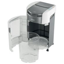 Leitz 80420000 IQ Optimax AutoFeed 300 paper shredder, P4, 300 sheets, 25-litre waste bin