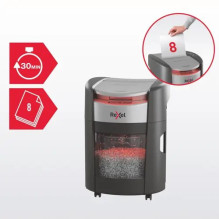 Rexel ShredMax AutoFeed+ 150X paper shredder, P4, 150 sheets, 15-litre waste bin Rexel ShredMax AutoFeed+ 150X paper shredder, P4, 150 sheets, 15-litre waste bin
