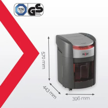 Rexel ShredMax AutoFeed+ 150X paper shredder, P4, 150 sheets, 15-litre waste bin Rexel ShredMax AutoFeed+ 150X paper shredder, P4, 150 sheets, 15-litre waste bin