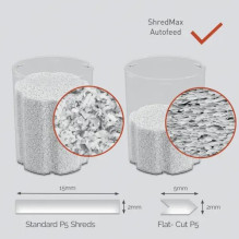 Rexel ShredMax AutoFeed+ 300M paper shredder, P5, 300 sheets, 25-litre waste bin Rexel ShredMax AutoFeed+ 300M paper shredder, P5, 300 sheets, 25-litre waste bin